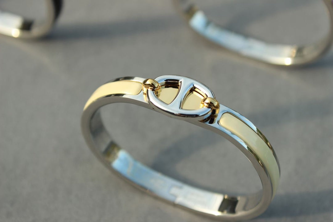 [Angela Jewellery]CLIC CHAINE SILVER BRACELET