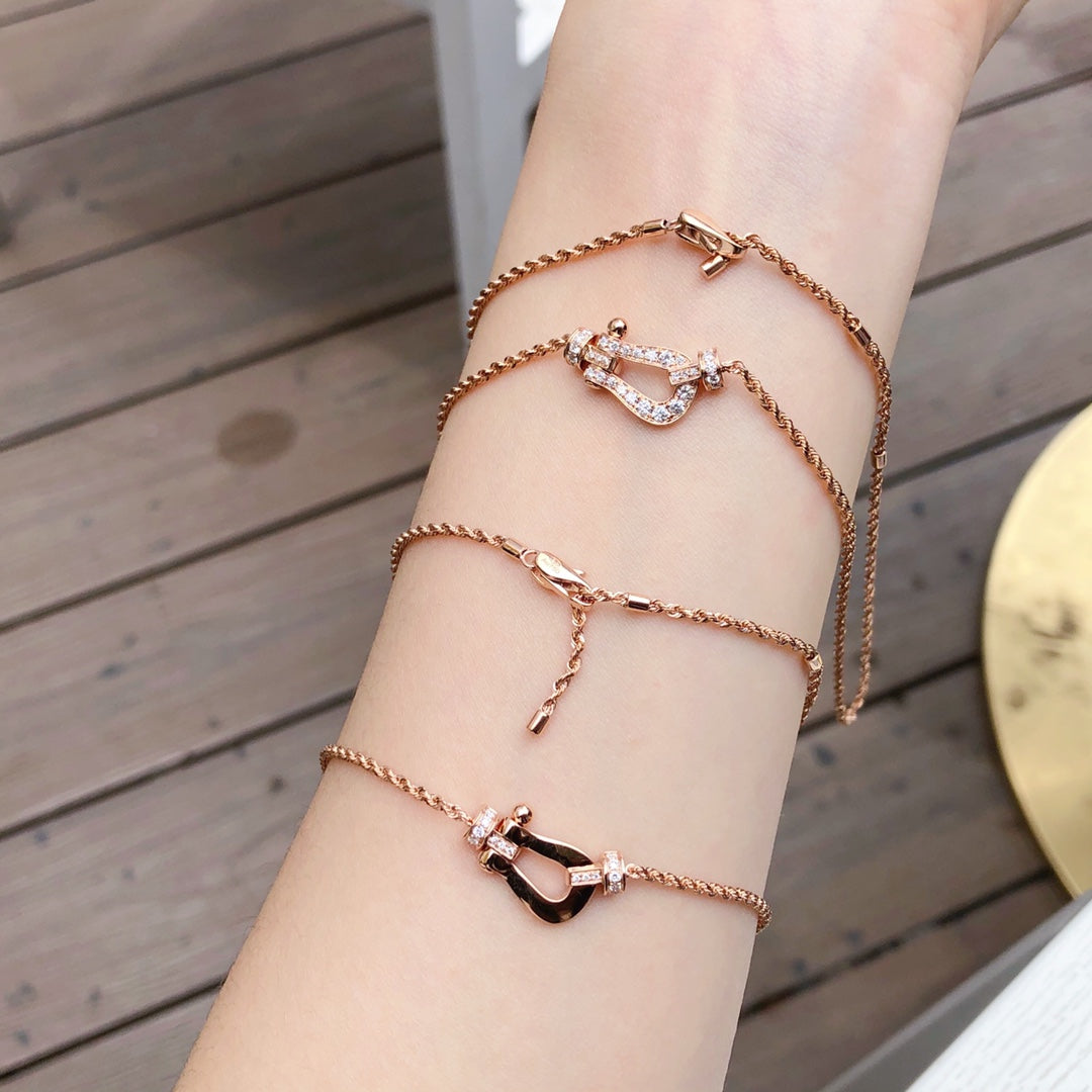 [Angela Jewellery]FORCE 10 PINK GOLD DIAMOND NECKLACE