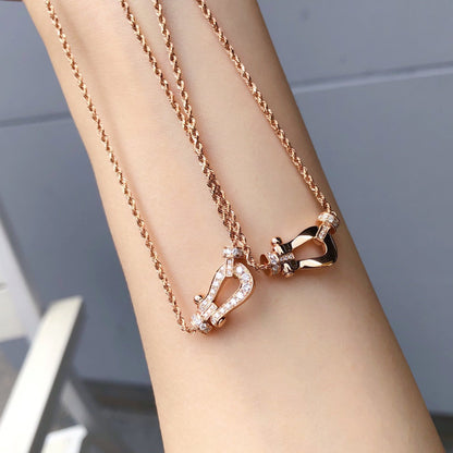 [Angela Jewellery]FORCE 10 PINK GOLD DIAMOND NECKLACE