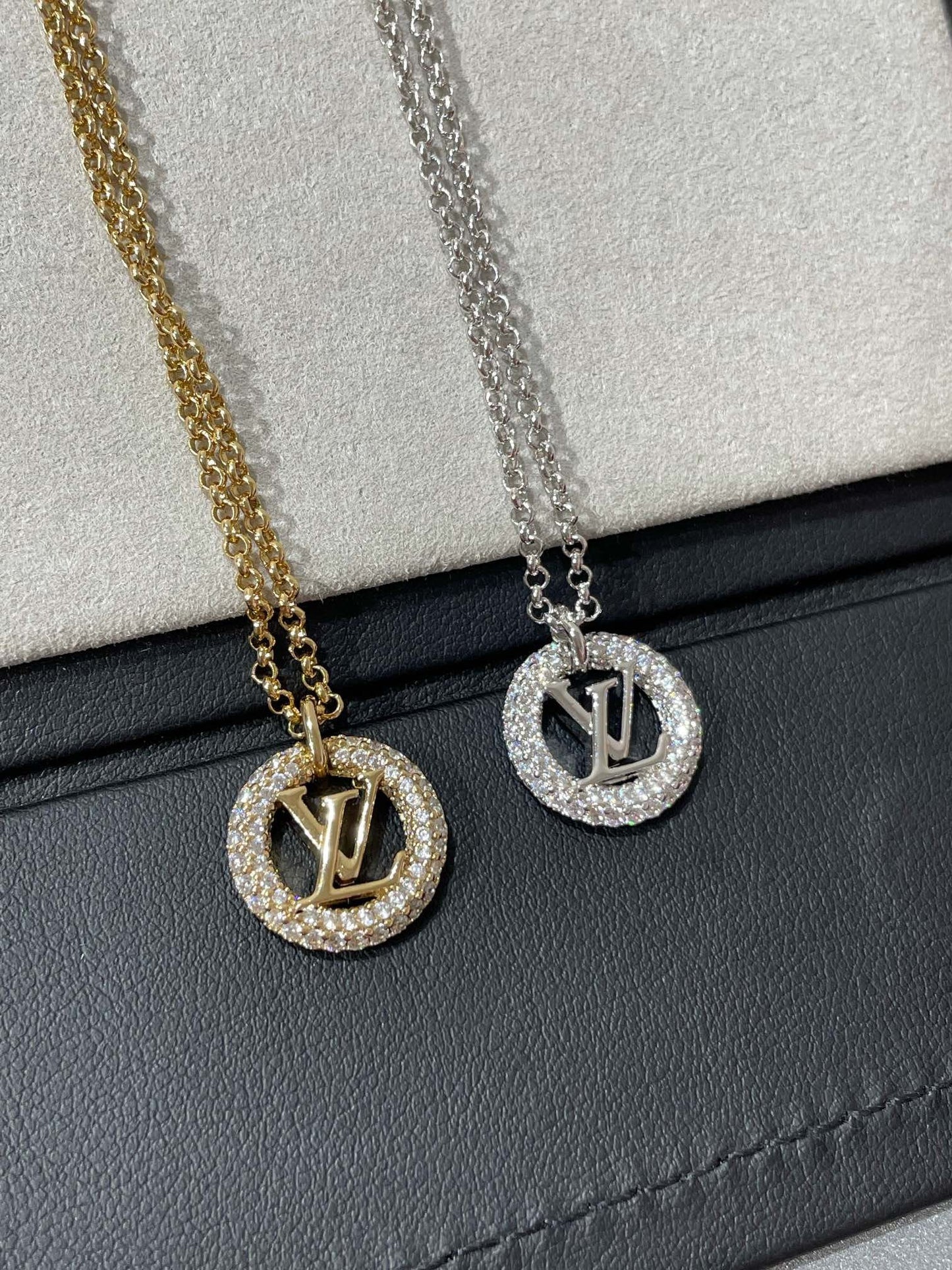 [Angela Jewellery]BY NIGHT DIAMOND PAVED NECKLACE
