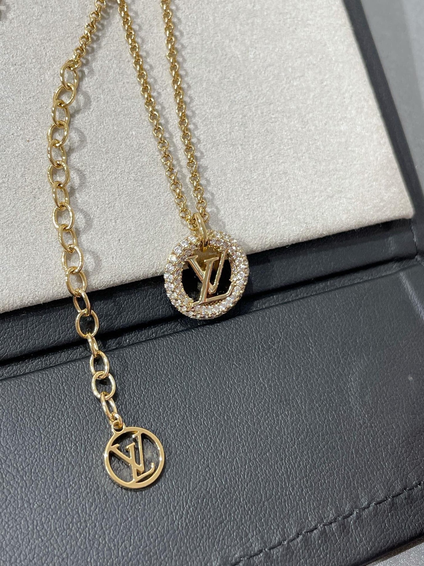 [Angela Jewellery]BY NIGHT DIAMOND PAVED NECKLACE