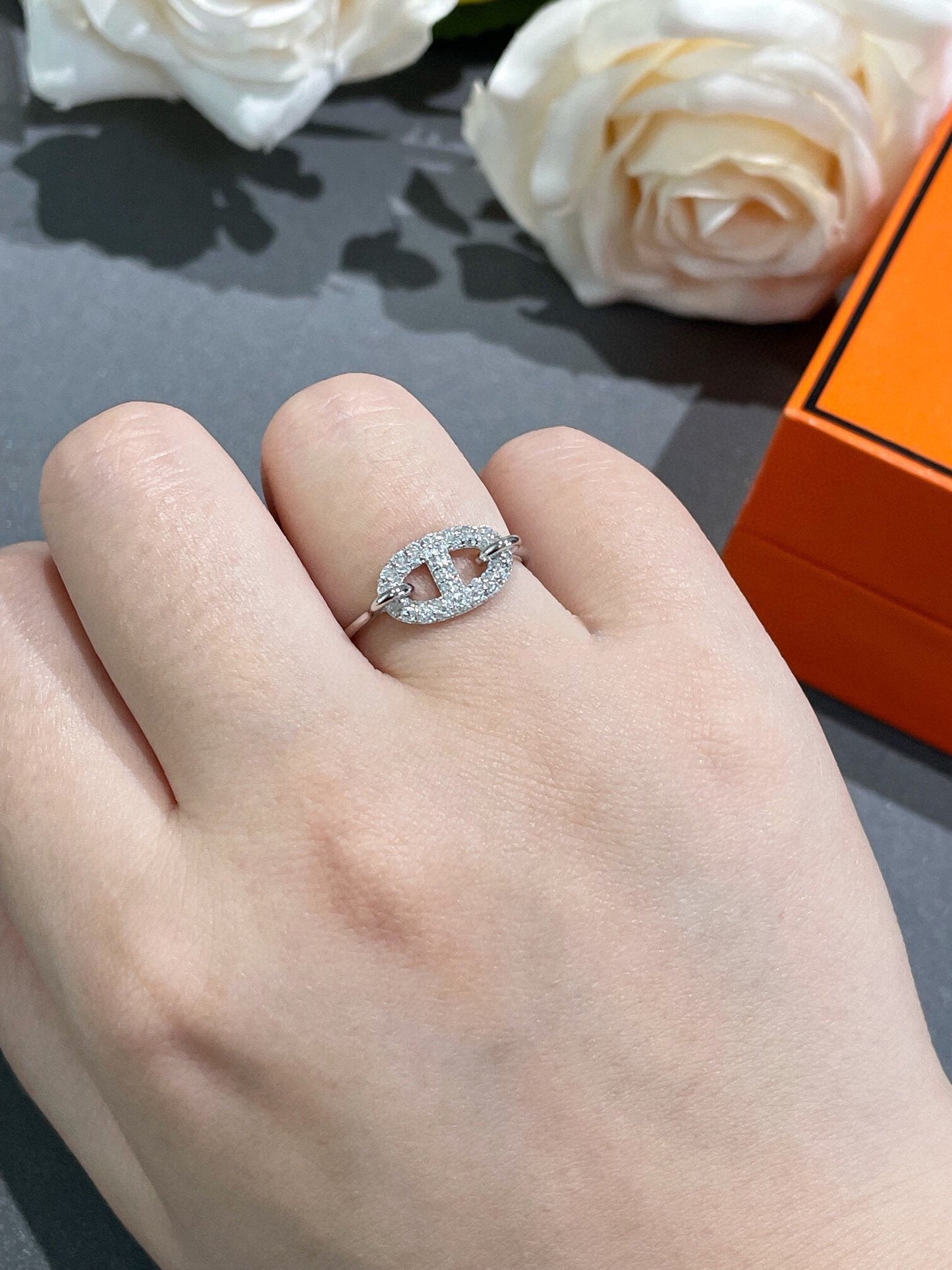 [Angela Jewellery]RONDE SMALL DIAMOND RING