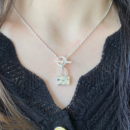 [Angela Jewellery]CONSTANCE PEDANT SILVER NECKLACE