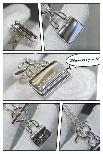 [Angela Jewellery]CONSTANCE PEDANT SILVER NECKLACE