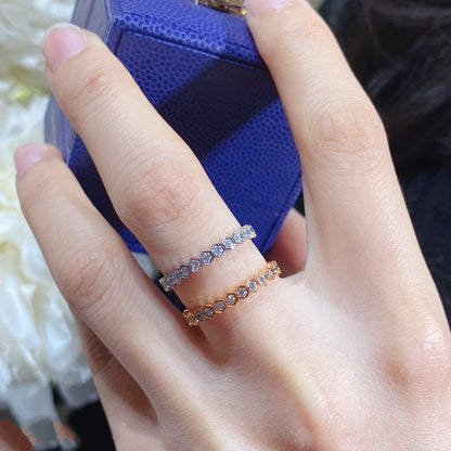[Angela Jewellery]BEE LOVE DIAMOND PAVED SMALL RING