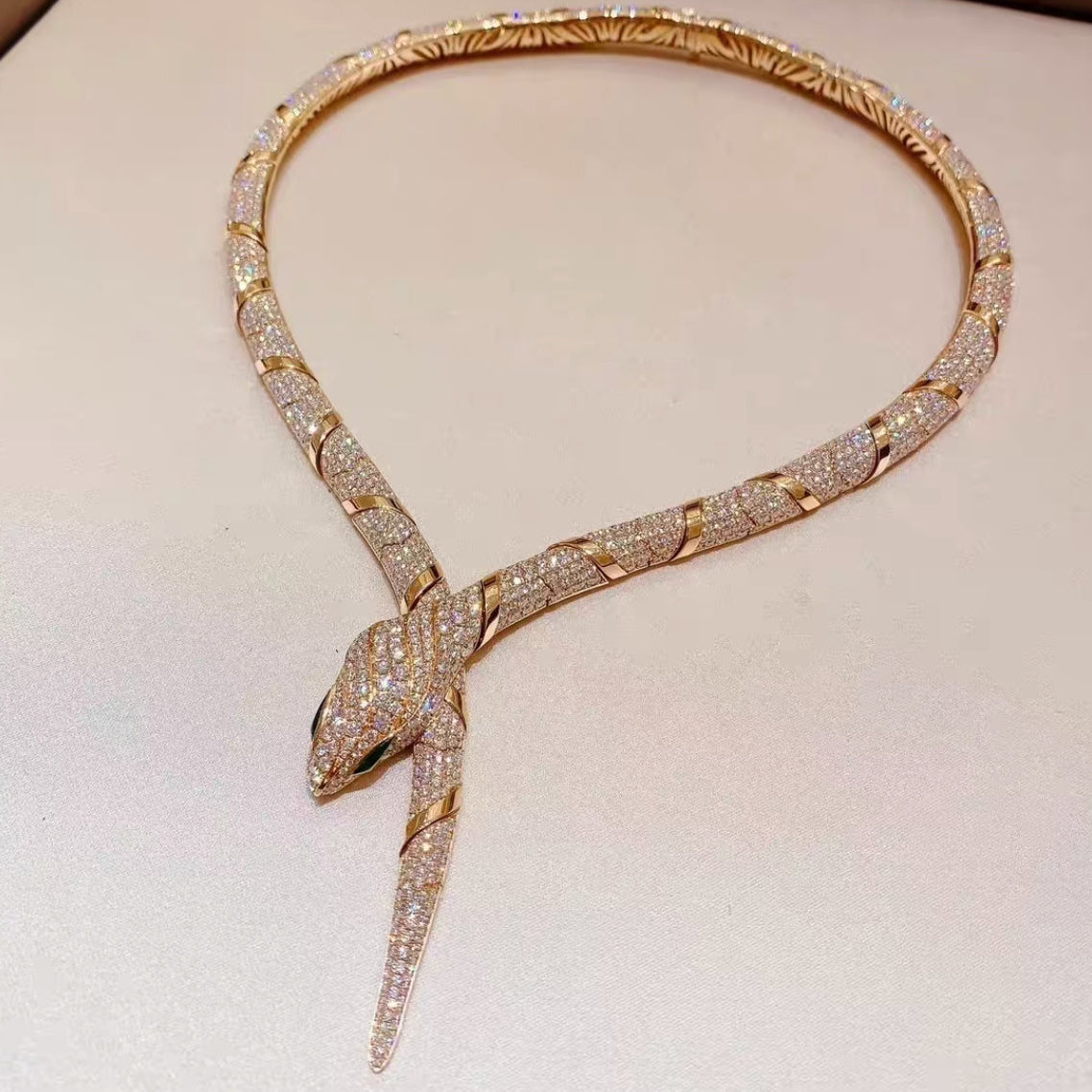 [Angela Jewellery]HAUTE COUTURE GOLD SERPENTI NECKLACE