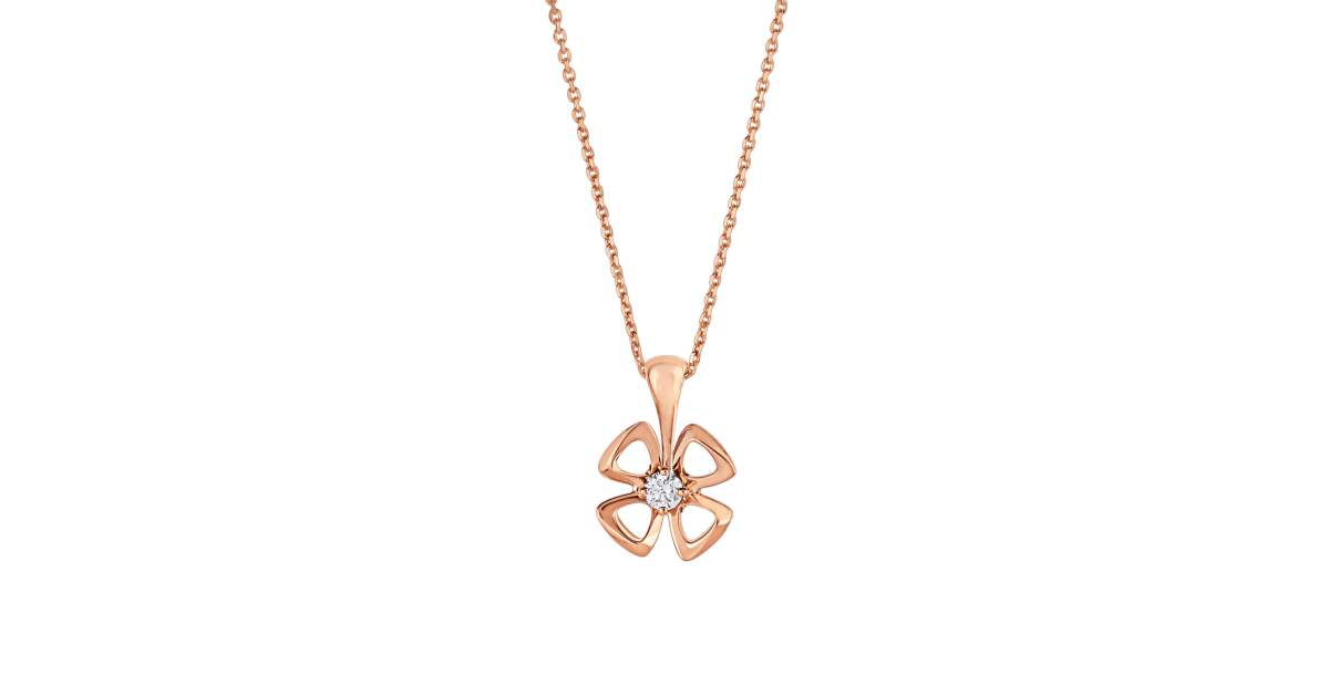 [Angela Jewellery]FIOREVER NECKLACE DIAMOND CENTER