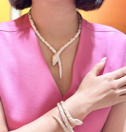 [Angela Jewellery]HAUTE COUTURE GOLD SERPENTI NECKLACE