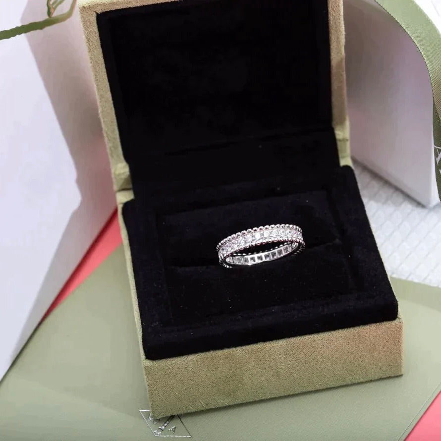 [Angela Jewellery]PERLEE DIAMOND SILVER RING