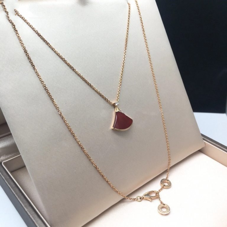 [Angela Jewellery]DREAM NECKLACE CARNELIAN 1 DIAMOND