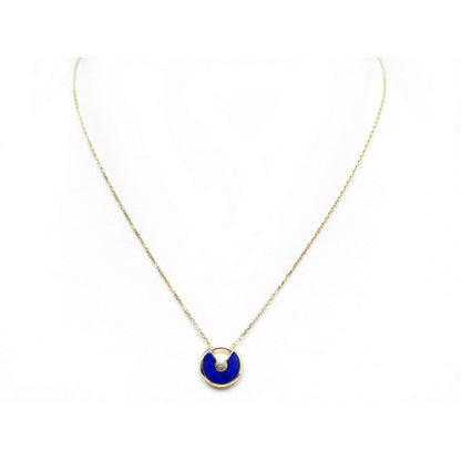 [Angela Jewellery]AMULETTE ROSE GOLD AGATE NECKLACE
