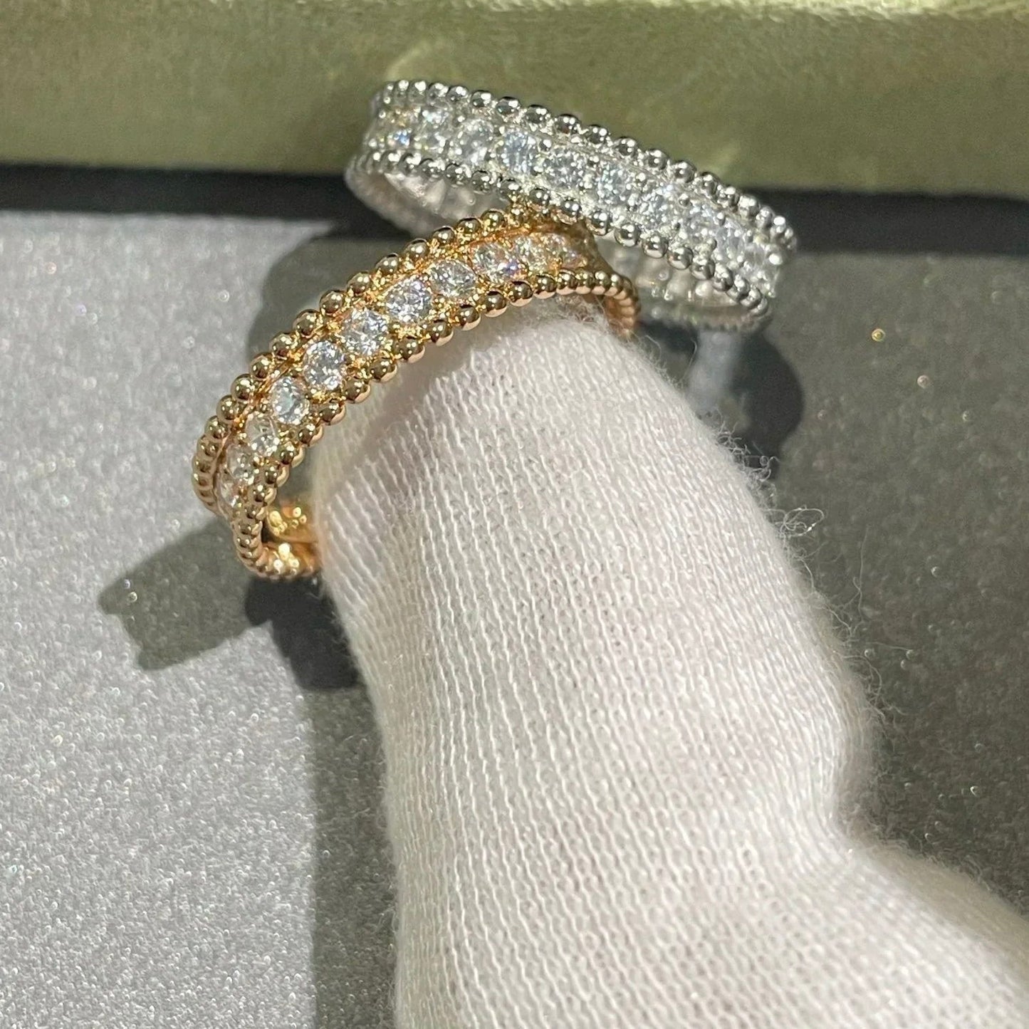 [Angela Jewellery]PERLEE DIAMOND SILVER RING