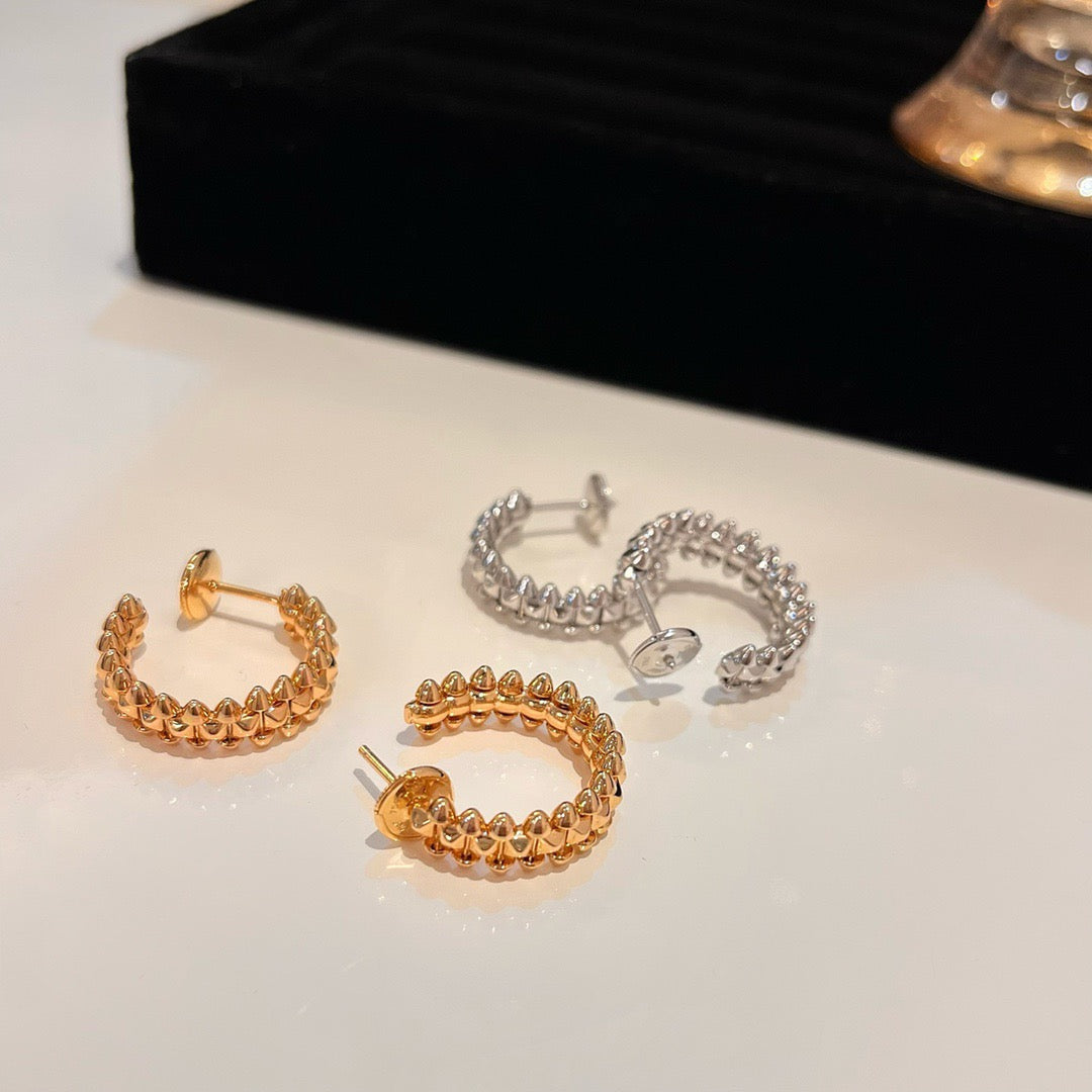 [Angela Jewellery]CLASH SMALL HOOP EARRINGS