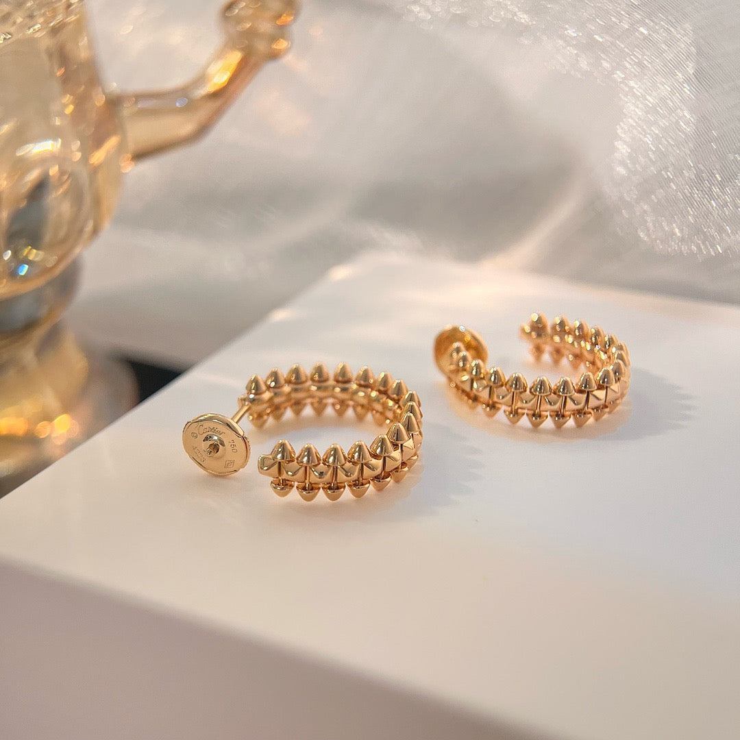 [Angela Jewellery]CLASH SMALL HOOP EARRINGS