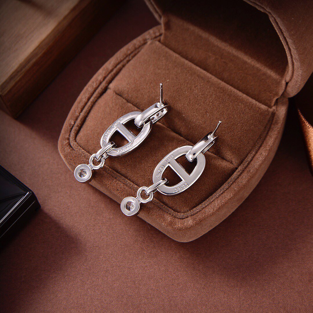 [Angela Jewellery]HM CHAINE DIAMOND EARRINGS