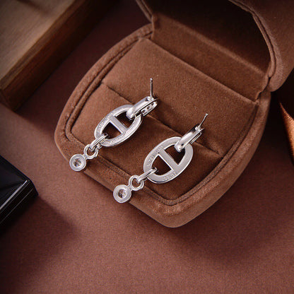 [Angela Jewellery]HM CHAINE DIAMOND EARRINGS