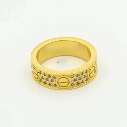 [Angela Jewellery]LOVE RING 5.5MM DIAMONDS PAVED