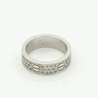 [Angela Jewellery]LOVE RING 5.5MM DIAMONDS PAVED