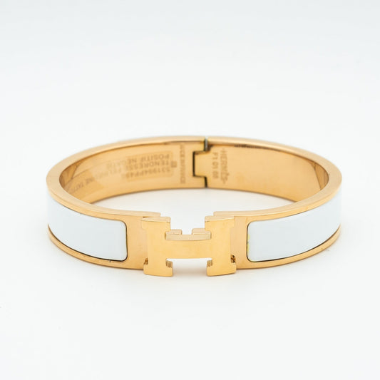 [Angela Jewellery]H WHITE BRACELET