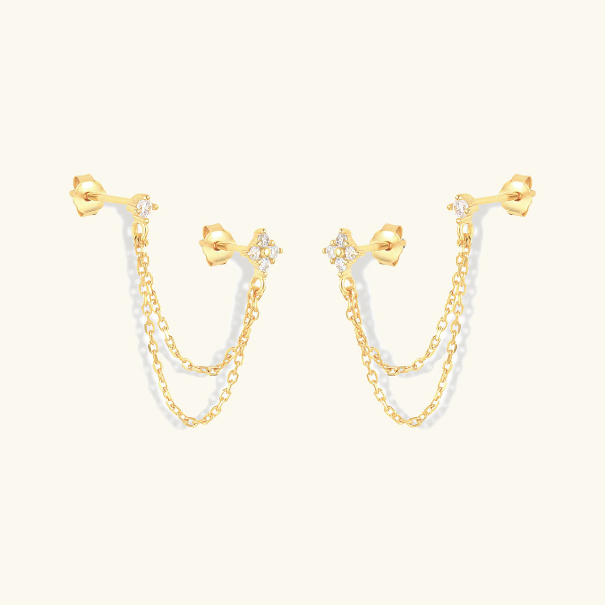 Kendall Diamond Chain Stud