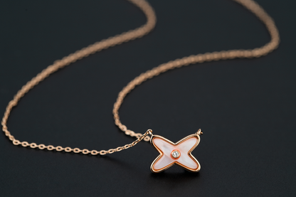 [Angela Jewellery]JEUX DE NECKLACE 1 DIAMOND