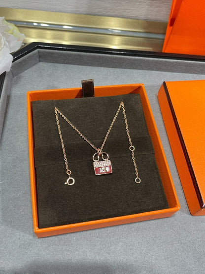 [Angela Jewellery]H CIRCE MOISSANITE PENDANT NECKLACE GOLD