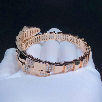 [Angela Jewellery]SERPENTI WIDE BRACELET PINK GOLD DIAMOND