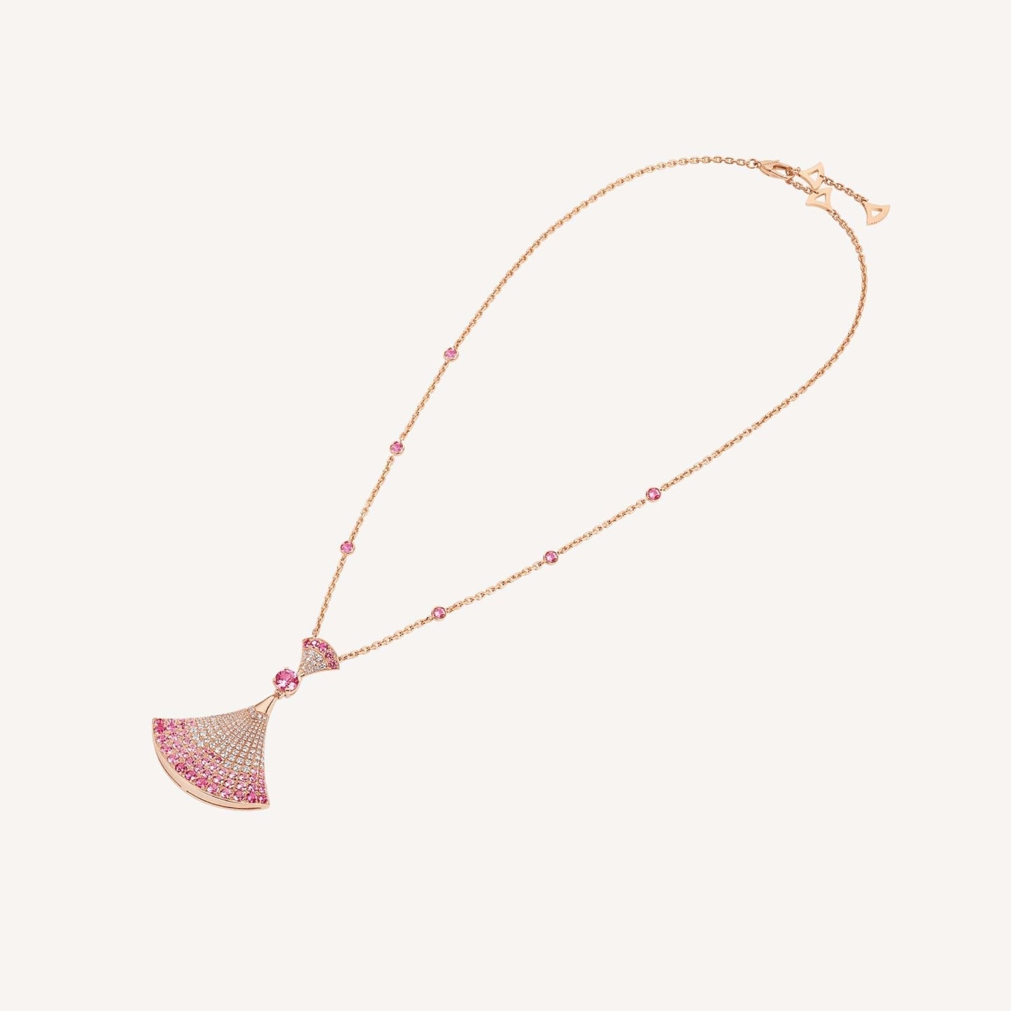 [Angela Jewellery]DREAM NECKLACK DIAMOND PINK GOLD