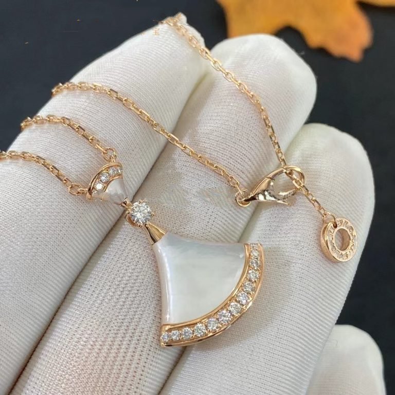 [Angela Jewellery]DREAM NECKLACE MOP PINK GOLD DIAMOND