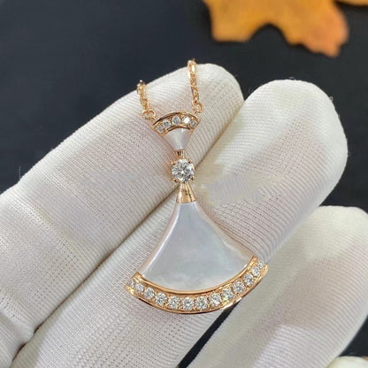 [Angela Jewellery]DREAM NECKLACE MOP PINK GOLD DIAMOND
