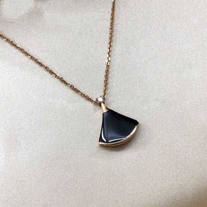 [Angela Jewellery]DREAM NECKLACE ONYX 1 DIAMOND