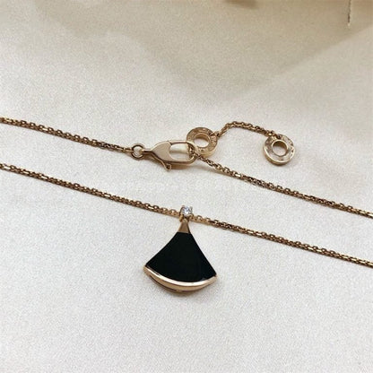 [Angela Jewellery]DREAM NECKLACE ONYX 1 DIAMOND