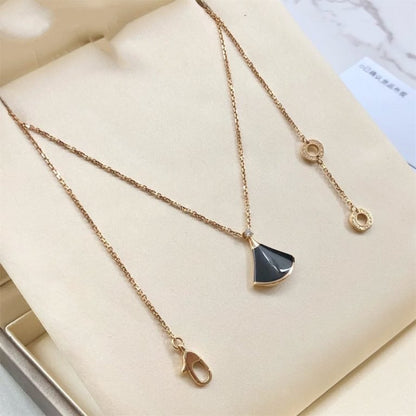 [Angela Jewellery]DREAM NECKLACE ONYX 1 DIAMOND
