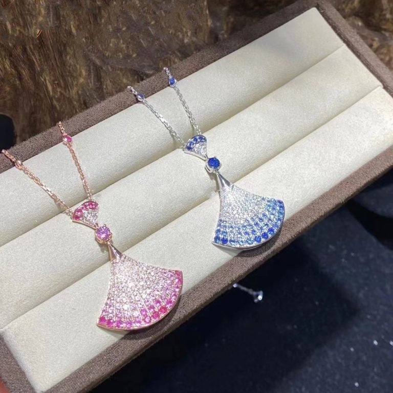 [Angela Jewellery]DREAM NECKLACK DIAMOND PINK GOLD