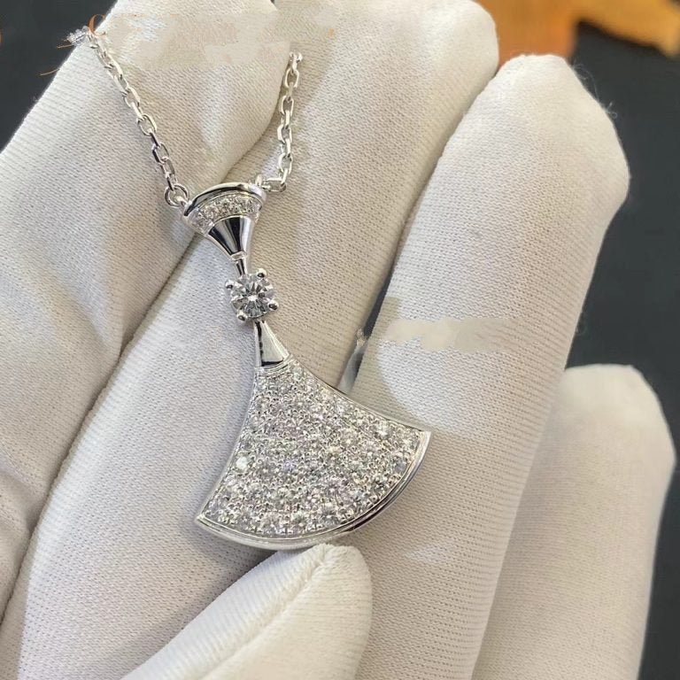 [Angela Jewellery]DREAM NECKLACE SILVER FULL DIAMOND
