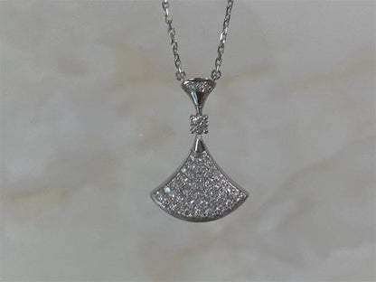 [Angela Jewellery]DREAM NECKLACE SILVER FULL DIAMOND