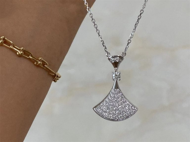 [Angela Jewellery]DREAM NECKLACE SILVER FULL DIAMOND