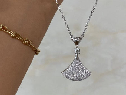 [Angela Jewellery]DREAM NECKLACE SILVER FULL DIAMOND