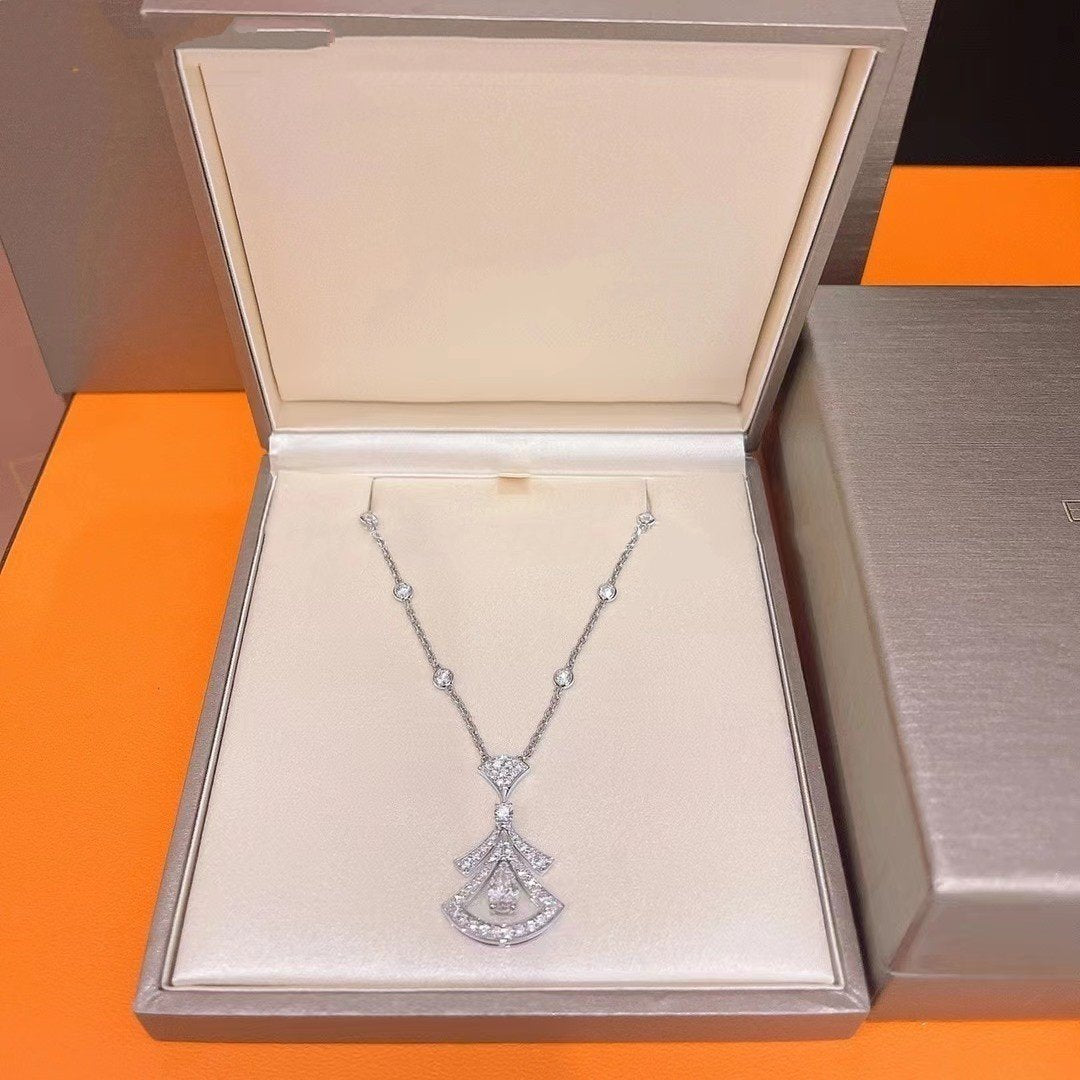 [Angela Jewellery]DREAM NECKLACE WHITE DIAMOND SILVER