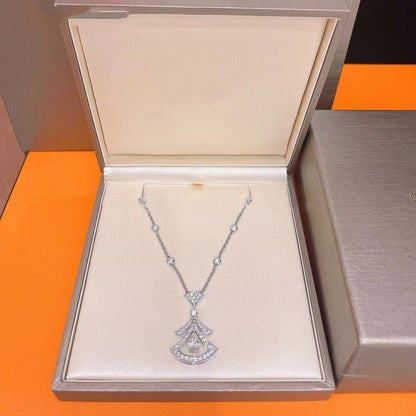 [Angela Jewellery]DREAM NECKLACE WHITE DIAMOND SILVER