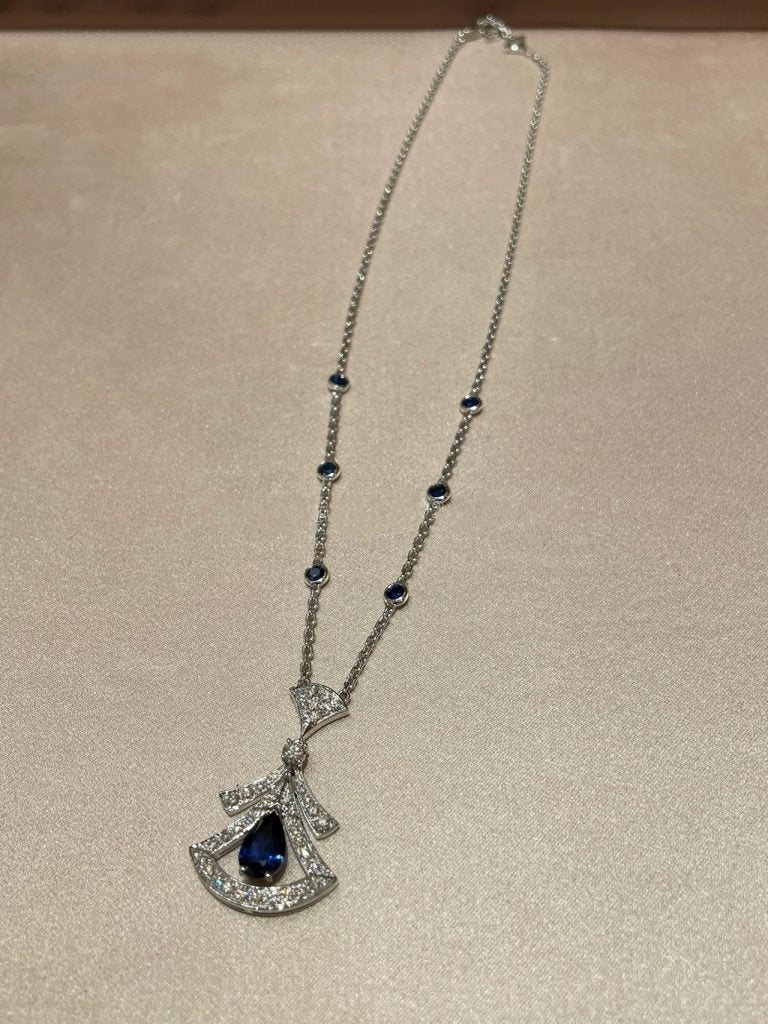 [Angela Jewellery]DREAM NECKLACE AGATE DIAMOND SILVER
