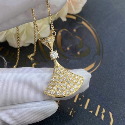 [Angela Jewellery]DREAM NECKLACE GOLD FULL DIAMOND