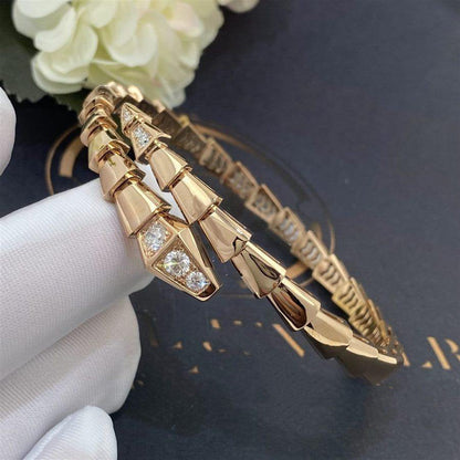 [Angela Jewellery]SERPENTI BRACELET DIAMONDS PINK GOLD