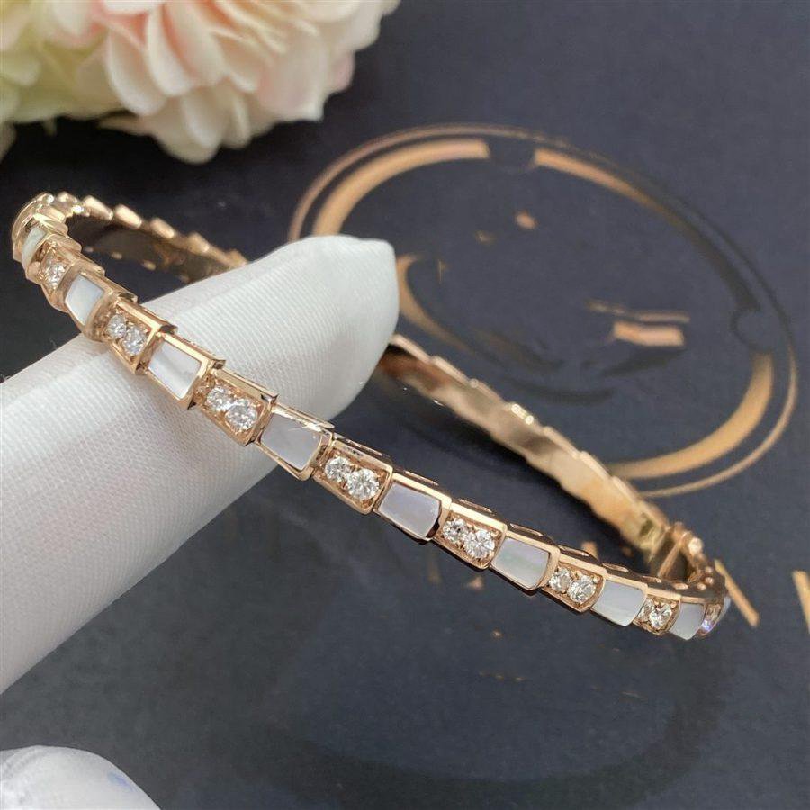 [Angela Jewellery]SERPENTI BRACELET PINK GOLD MOP DIAMOND