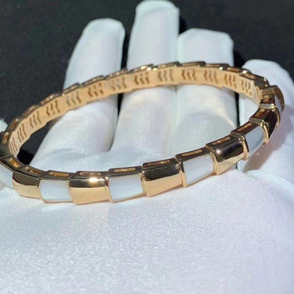 [Angela Jewellery]SERPENTI BRACELET PINK GOLD MOP