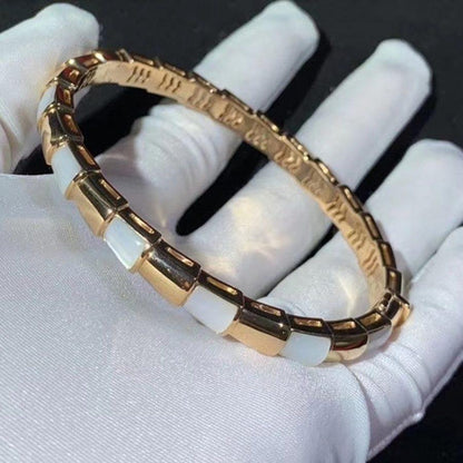 [Angela Jewellery]SERPENTI BRACELET PINK GOLD MOP