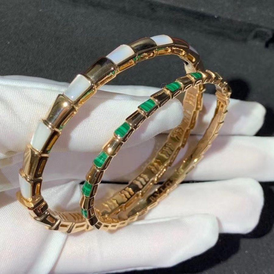 [Angela Jewellery]SERPENTI BRACELET PINK GOLD MOP