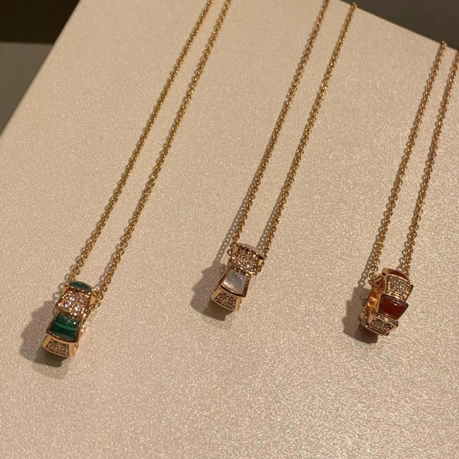 [Angela Jewellery]SERPENTI PEDANT DIAMOND NECKLACE