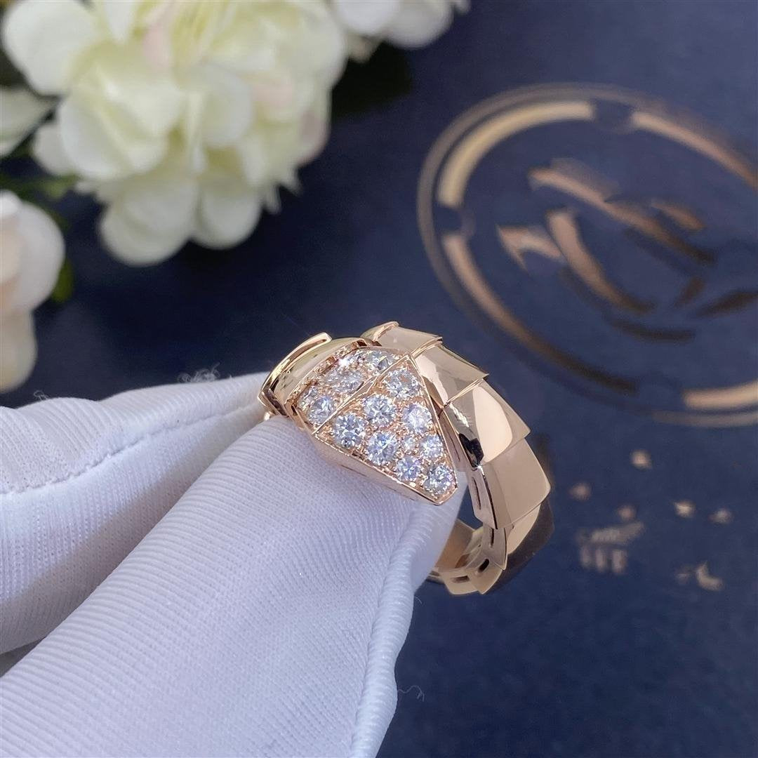 [Angela Jewellery]SERPENTI RING PINK GOLD DIAMOND