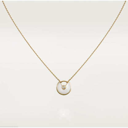 [Angela Jewellery]AMULETTE ROSE GOLD MOP NECKLACE